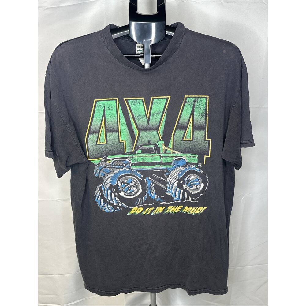Vintage Briar Creek 4x4 Monster Truck T Shirt XL Distressed Do It In The Mud